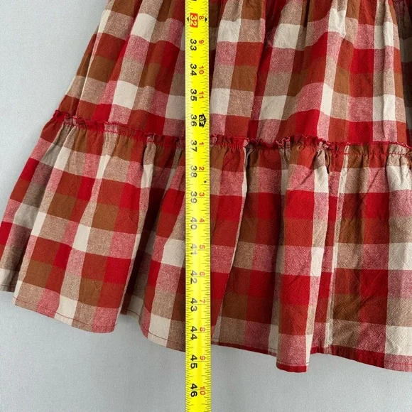 🎉5 for $45🎉Aureum  Plaid Smocked dress size S - Picture 6 of 8